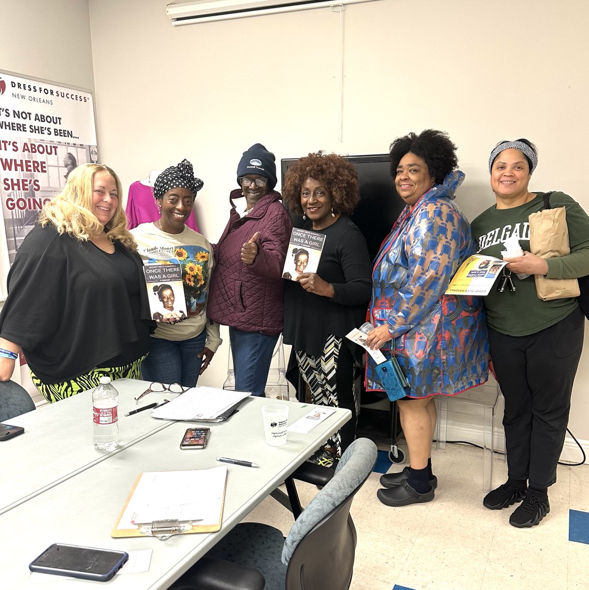 We had an amazing PWG session on Tuesday: You Are Not Your Circumstances, Motivational speaker and author Wendy Reed Randall discussed her book Once There Was a Girl: A Memoir, which details the triumphs and trials of growing up in New Orleans.