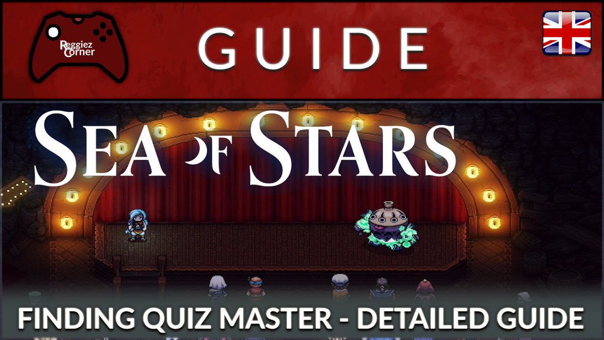 ReggiezCorner's tweet image. Been a while but it was time to do more guides for Sea of Stars. This time the focus is on finding the &quot;Quiz Master&quot;.  🙂🕹️

Quiz Master 👀
youtu.be/-RJ303O-m28

#SeaOfStars #GameGuides #GamingGuides #SeaOfStarsQuest #QuizMaster #indiegames #GameTips #SeaOfStarsGuides #Guide