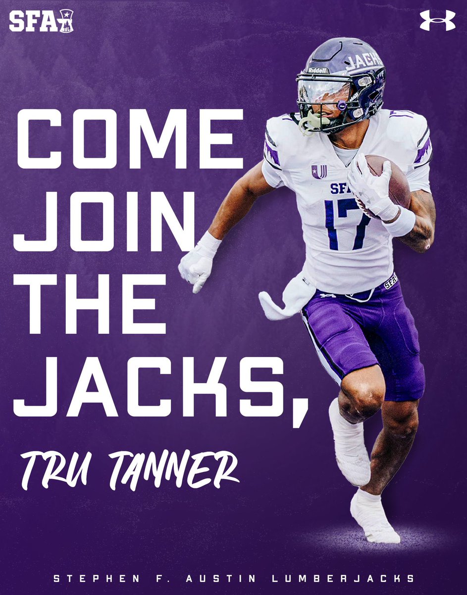 Tru Tanner (@trubtanner) on Twitter photo After great conversation with <a href="/coachkbleil/">Kevin Bleil</a> & <a href="/DWhoolery/">Derek Whoolery</a> I am Beyond Blessed to receive a DIVISION 1 Offer from Stephen F. Austin🟣⚪️ After great conversation with <a href="/coachkbleil/">Kevin Bleil</a> & <a href="/DWhoolery/">Derek Whoolery</a> I am Beyond Blessed to receive a DIVISION 1 Offer from Stephen F. Austin🟣⚪️