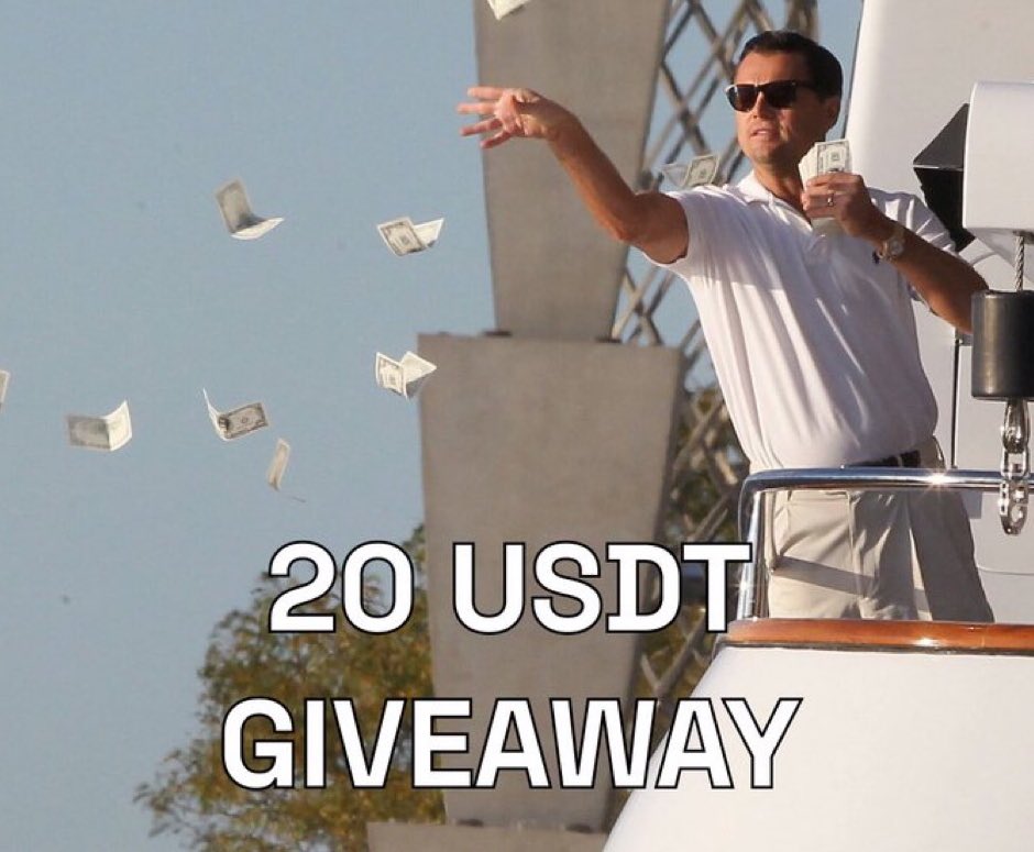 $20  $USDT  🤑
 
Retweet  + Like + Follow ✅

24 hours ⏰

#Giveaway #Airdrop #ETH #BTC