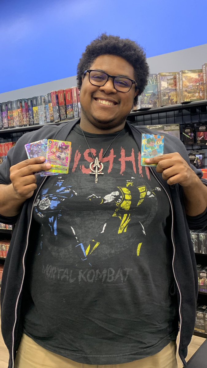 DMV_Drakes's tweet photo. #yearofthedrake @BlackAceX21 with that #bt14 #blastace release day W!
#digimon #digimontcg #digimoncardgame #dmvdrakes https://t.co/avk5DMocwN
