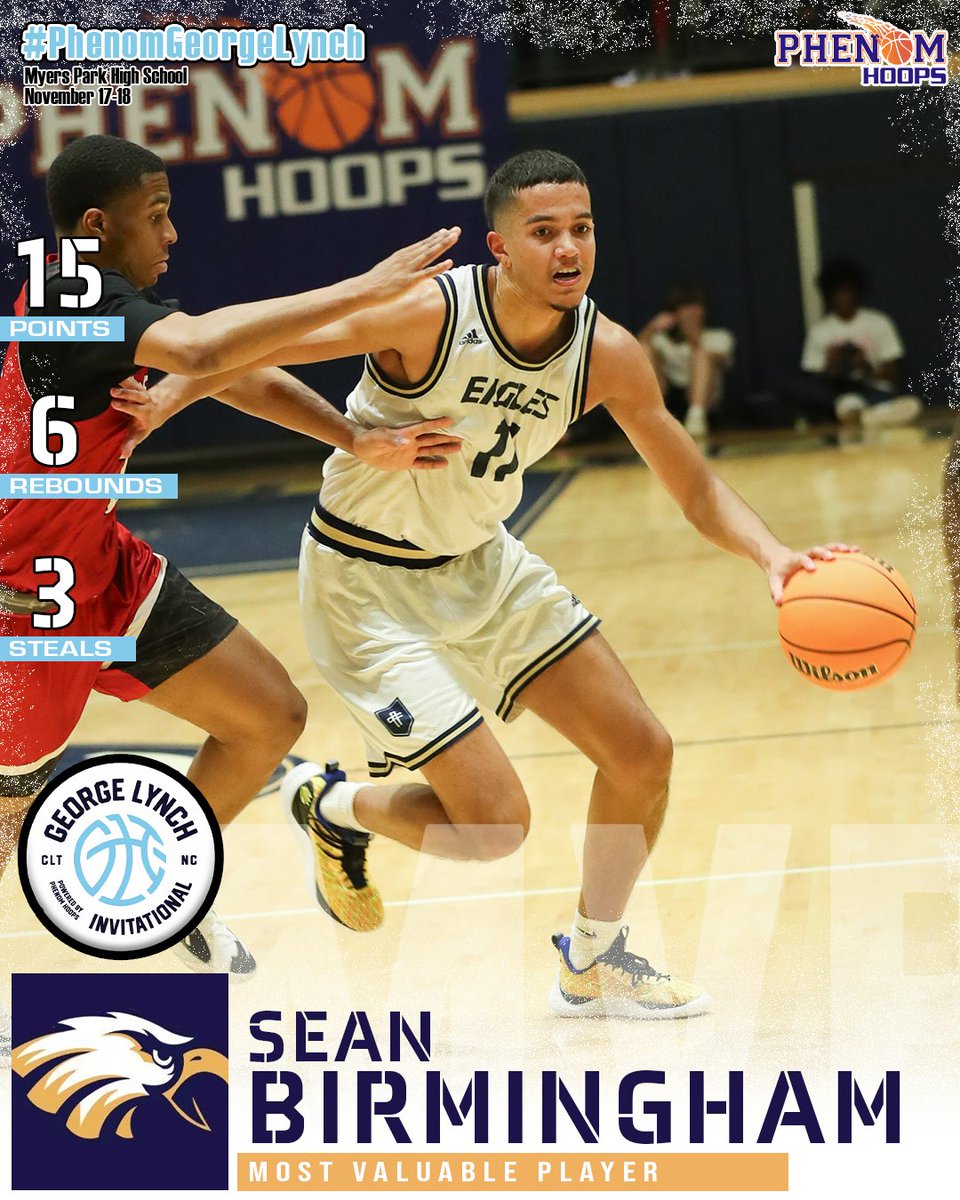 Final #PhenomGeorgeLynch 

Concord Academy 55
Sean Birmingham 15pts, 6rebs
Jake Benham 9pts
Alek Kornacki 6pts 9bs

Mooresville 41
Eian Bailey 6pts, 4rebs
AJ Parsley 6pts

#PhenomHoops <a href="/SportModeOne/">Sport Mode One</a> 

MVP: Sean Birmingham