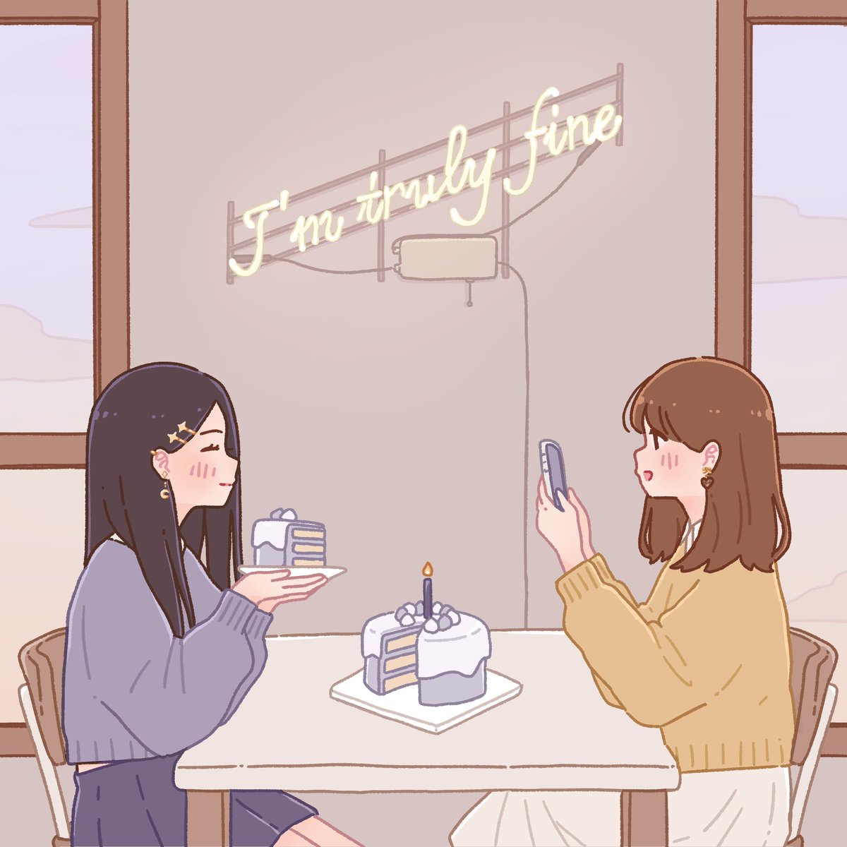 purinnari_'s tweet photo. happy birthday @himelodia 
turn your stress around and eat some sserts instead :D https://t.co/E5CbDaFKDE