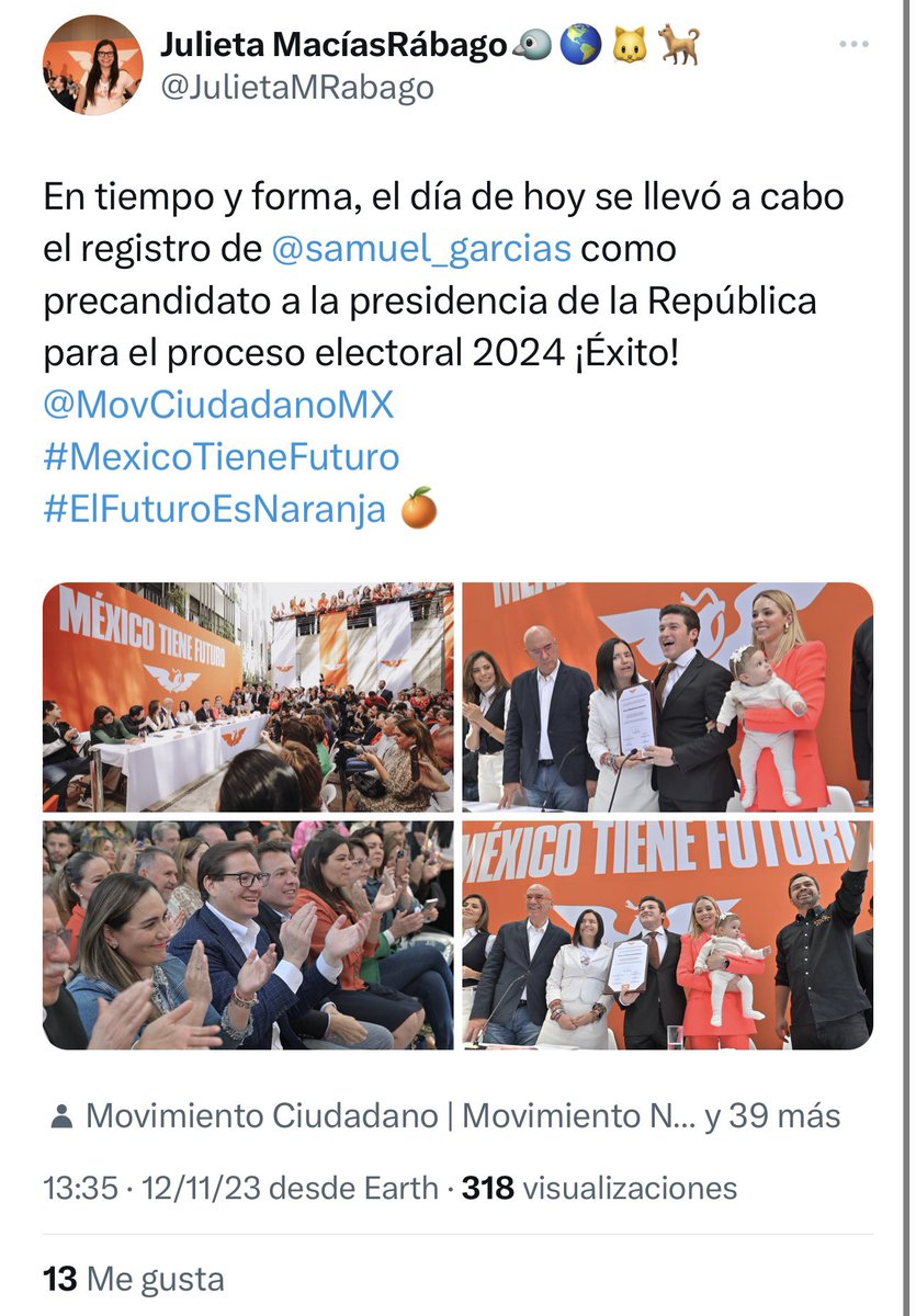 IndiraKempis's tweet photo. URGENTE:
@MovCiudadanoMX me niega precandidatura presidencial por “calumniarlos”.
Agregó un tuit de la Presidenta de la Comisión @JulietaMRabago el día 12 de nov.
Además de violar mi derecho a la libertad de expresión, esto debe ser sancionado por comisión de disciplina interna. https://t.co/f0E8UYifBU