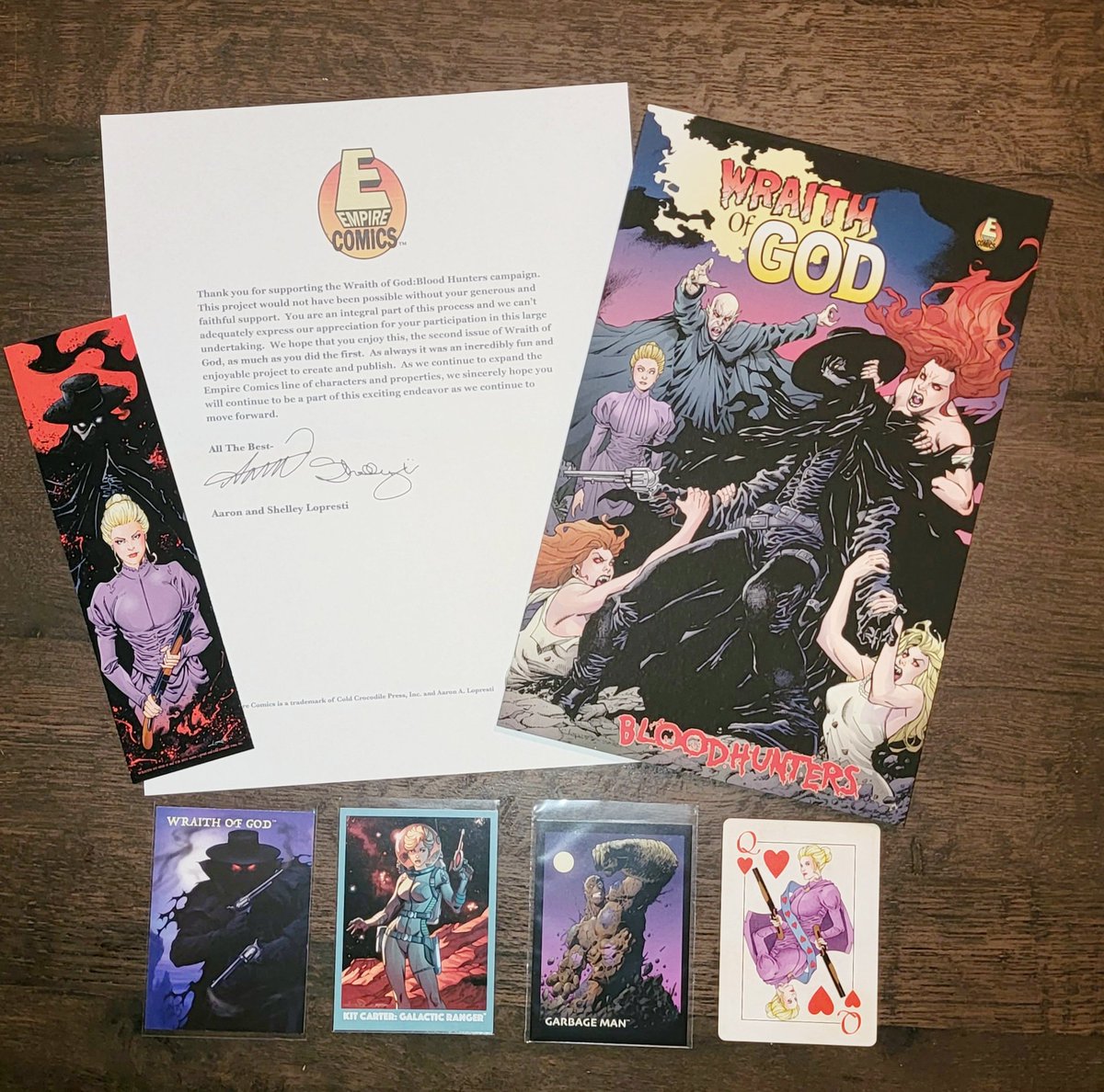 I got my Wraith of God Bloodhunters today! I plan to read it tonight!

You can snag it as an add-on on the Kit Carter campaign 👇👇 indiegogo.com/projects/kit-c…