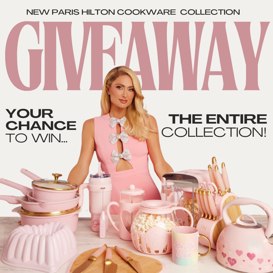 ParisHilton's tweet image. We are close to the end of my ENTIRE cookware collection giveaway! 👀But don’t worry! You still have a chance to enter and #BeAnIcon 💖 dojomojo.com/promo-lookup/0…