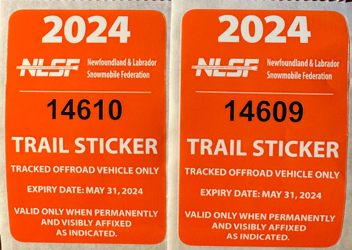 DonnieOK's tweet photo. I have mine - Do you have yours? #nlsf @NLSF_GM #explorenl #westernsnoriders #trailpass #groomedtrail #snowmobile #winteriscoming #outdoors #recreation #fun #newfoundland #ilovewinter found at https://t.co/8HDCWKXHfR and select vendors! https://t.co/YNLGTQMzPi