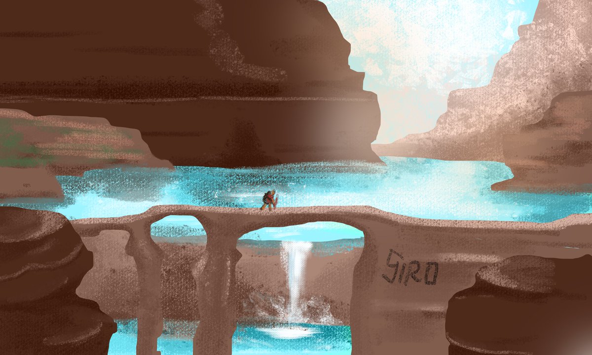 Siro_gane's tweet photo. Scenery painting 
kurang enak gambar dengan metode ini.
#artidn #digitalpainting https://t.co/X6ITLm4P2H