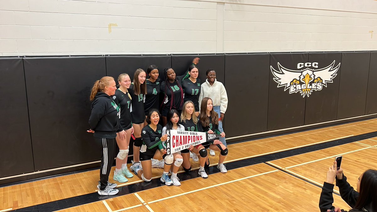 Congratulations to our Varsity Girls volleyball team. KPAC Tier 2 Champions!