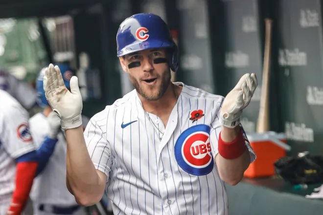 CubsZone's tweet photo. The #Cubs and Patrick Wisdom have agreed to terms on a contract, avoiding arbitration, per @amartinez_11. https://t.co/Uly8Oi531R