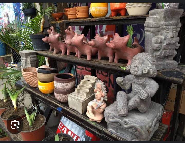 #MiMunicipioOrgulloDeMiGente bonitas creaciones de nuestros artesanos #Chicoloapan #Macetas orgullo de nuestra gente  #EquipoADMM