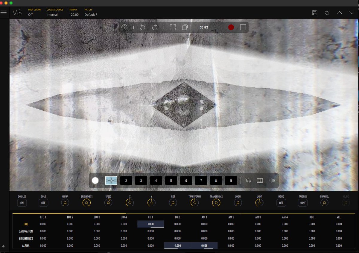 arzdigdig2's tweet image. 過去曲で色々ビジュアライザー探訪。
レイヤーで複数のREFILLの組み合わせの妙かもねぇ。FCPとプラグインで音声同期系やるのは今はちょっとお財布的に厳しいので当面コレと今まで使ってた動画編集ソフトで。
#Imaginando #VisualSynthesizer