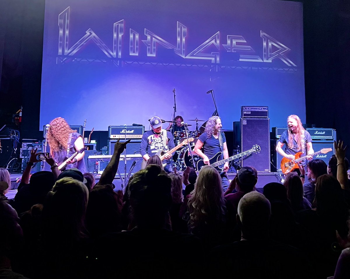 WingerTheBand's tweet photo. Kingman, KS - wow, you guys killed it!
#Winger https://t.co/Y5Vuo6SB21