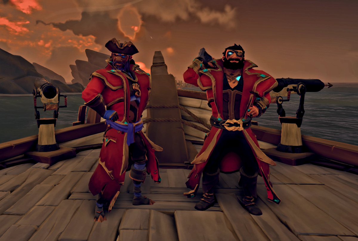 A few of our Straw Hats intercepted a devious tucker, lying in wait at Crooked Masts! 

Fortunately, they quickly dispatched the scallywag, and procured the mystical Skull of Siren's song! 

Gol. D. Roger himself would be proud of this feat!! 

#SeaOfThieves