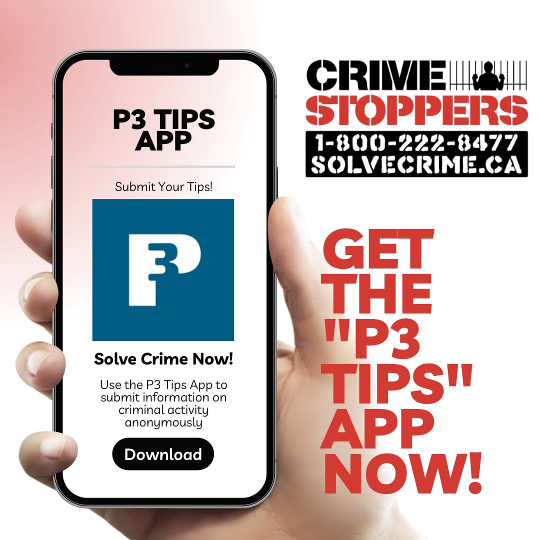 SolveCrime's tweet photo. Crime Stoppers has a mobile app!

Download for free today to report crime anonymously!

To remain anonymous, call 1-800-222-8477, online at https://t.co/hnH3SiRLM2 or download the "P3 Tips" app!

#SeeSomething #SaySomething #App #ReportAnonymously #Anonymous #Awareness https://t.co/5xiHGynIXN
