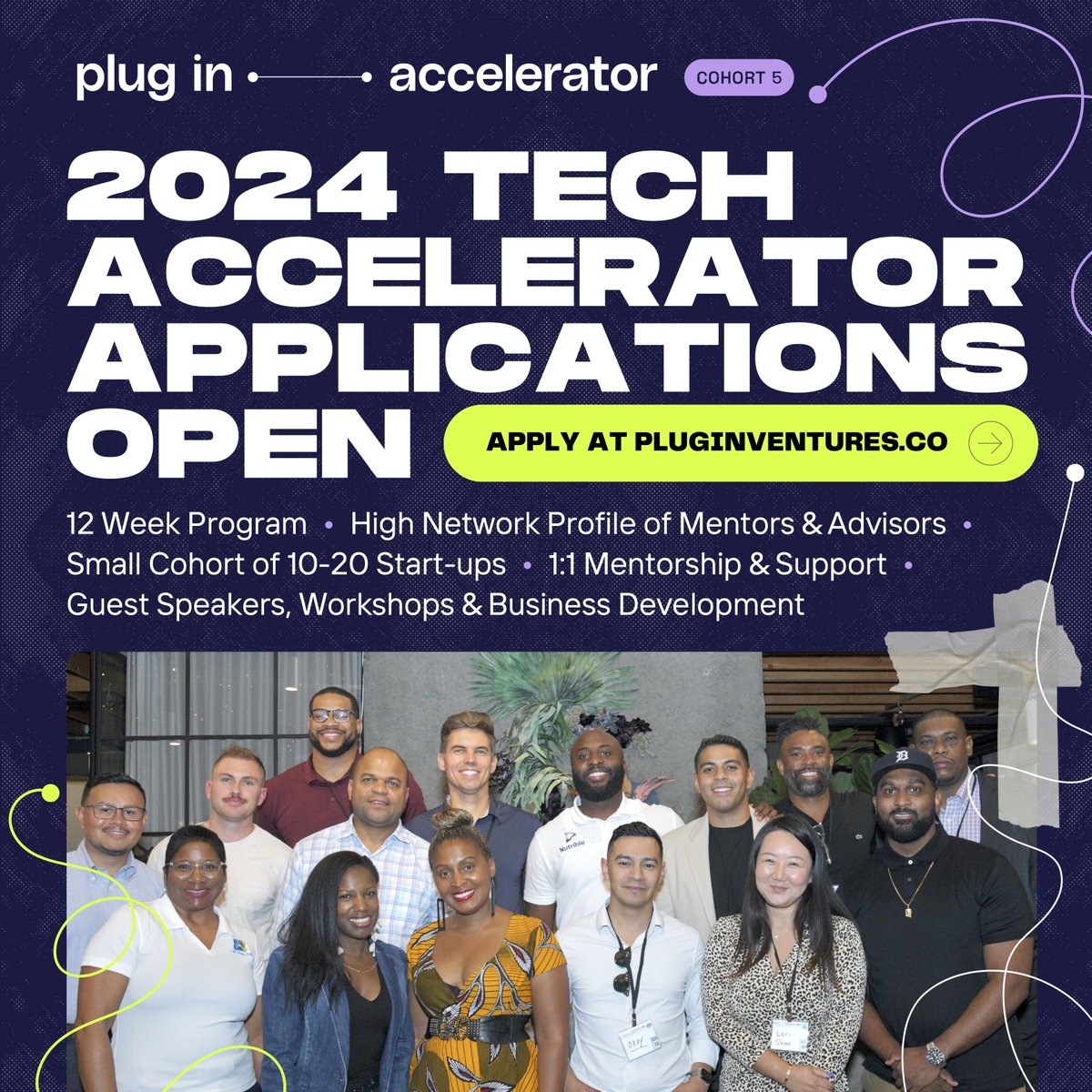Calling all Black &amp; Brown early-stage founders! 🚀Apply for Plug In's 2024 Tech Accelerator and supercharge your startup. Deadline: December 15th at 5 PM PST. Apply here: bit.ly/plugin-ac5.