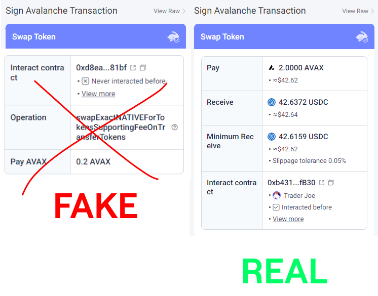 LFJ_gg's tweet photo. 🚨 Further Update: Frontend Restored 👍

Following investigation and removal of the vulnerable 3rd party analytics code, the frontend has now been restored and it is marked safe to use for all activities such as trading, liquidity, staking, lending and more.

There are no other integrations or 3rd party solutions on the Trader Joe DEX.
___________________________

🚨 Are you impacted?
You are at risk if you used the Front End of the DEX to perform a transaction on any chain, after the time of 18:34 GMT on the 17th.

🚨 Your steps to take
If you think this may be applicable to you, please immediately take precautionary measures to check and remove approval of a malicious contract: 0xd8ea07f43bc5045ec49ab52a3da2d0bf533581bf. 

To do this, you can follow the steps in the below quote retweet, or join the Trader Joe Discord for guided support. Please note If you open a Support ticket there may be a delayed response, but every ticket will be answered and all details recorded.
___________________________

🚨 Confirm Our Contracts
When performing transactions on the DEX you will only be asked to execute transactions again our verified and safe contract addresses that can be found in the deployment page of our Developer documents:  https://t.co/IN7oGxm0mv