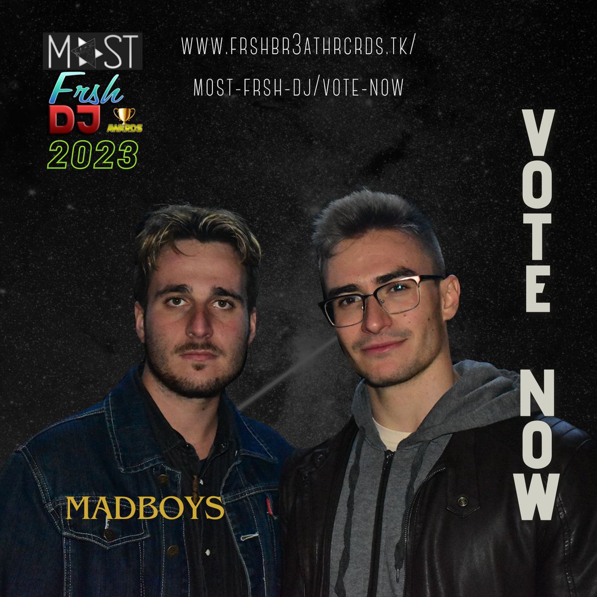 VOTE FOR US NOW 🙏🏻👀

Let's try to be the m
Most Frsh DJs again!  <a href="/FrshRcrds/">Frsh Br3ath Rcrds</a> 🙌🏻

#music #artist #producer #ableton #flstudio #DJ #Jump #duo #flstudiogang #beatmaker #producertips #dance #lifeofaproducer #melodic #bpm #musicproducer #future