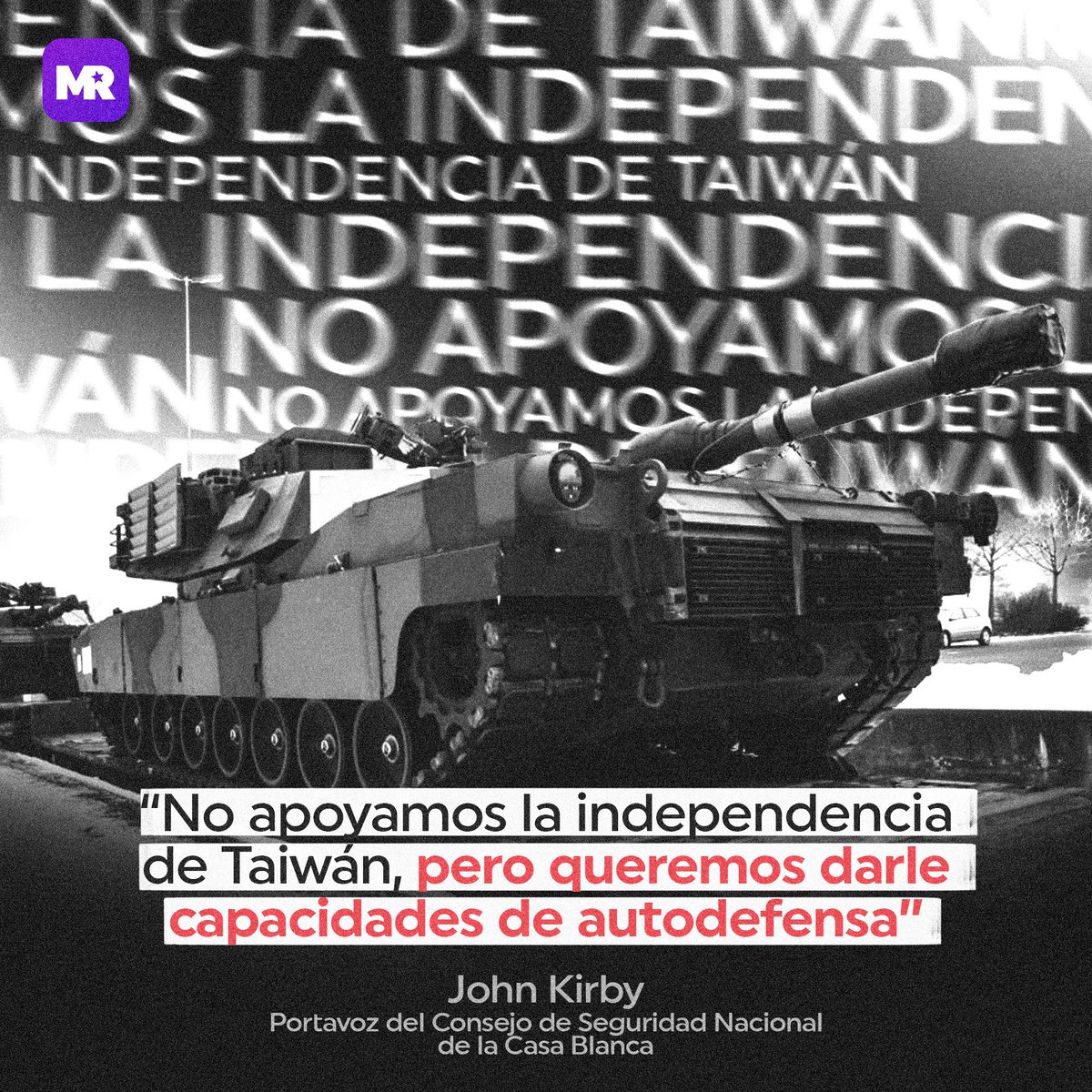 🇺🇲"El presidente Biden dejó muy claro al presidente Xi que no buscamos el conflicto", sino que abogamos por "la paz y la estabilidad" en el estrecho de #Taiwán, señaló John Kirby, portavoz del Consejo de Seguridad Nacional de la Casa Blanca.