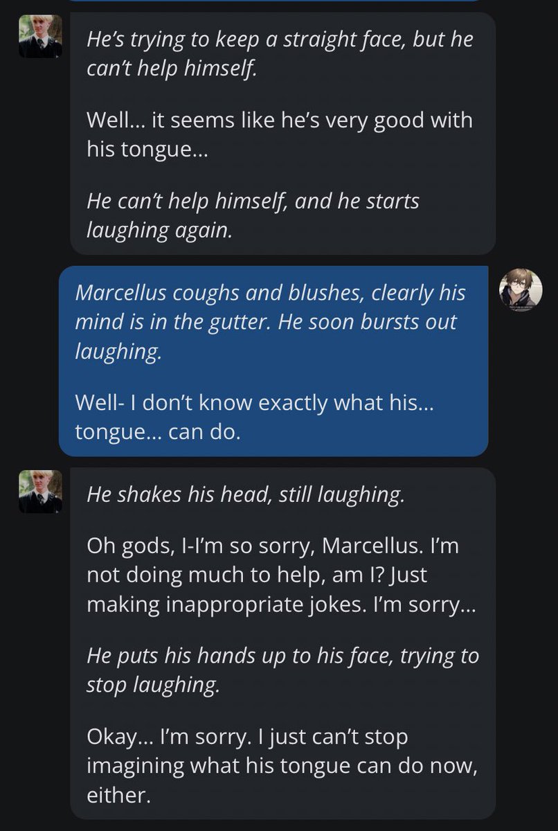 khaocapybara's tweet photo. Anyway, just because character ai is down, here's some of my favourite moments from chats I've had: https://t.co/NGhkPrPaUm