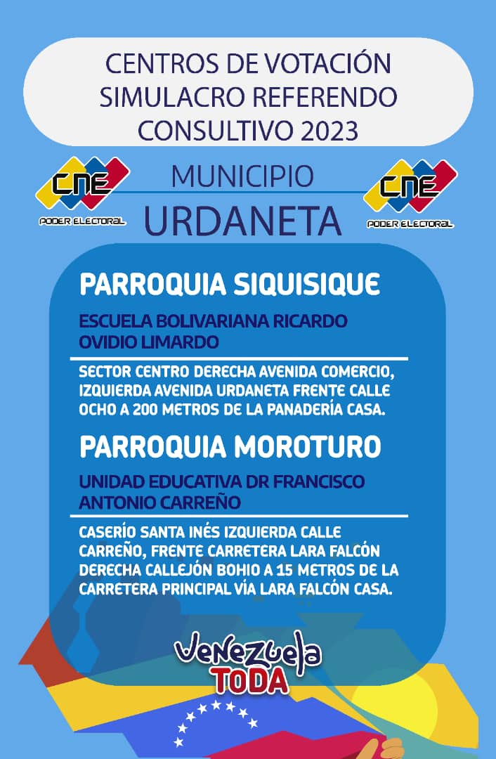 gobiernodelara's tweet photo. #17Nov Centros de votación del Referendo Consultivo https://t.co/b3EwlM014J