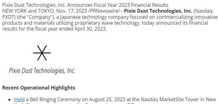 majgeoinvesting's tweet photo. Gotta love it when the first "operational" highlight of a company's earnings release is the ringing of the NASDAQ bell.  Maybe hoping to divert attention away from the $14.6M loss reported in the middle of the release.🤐🤫 The company's name is very appropriate. https://t.co/V9HRoGPLZZ