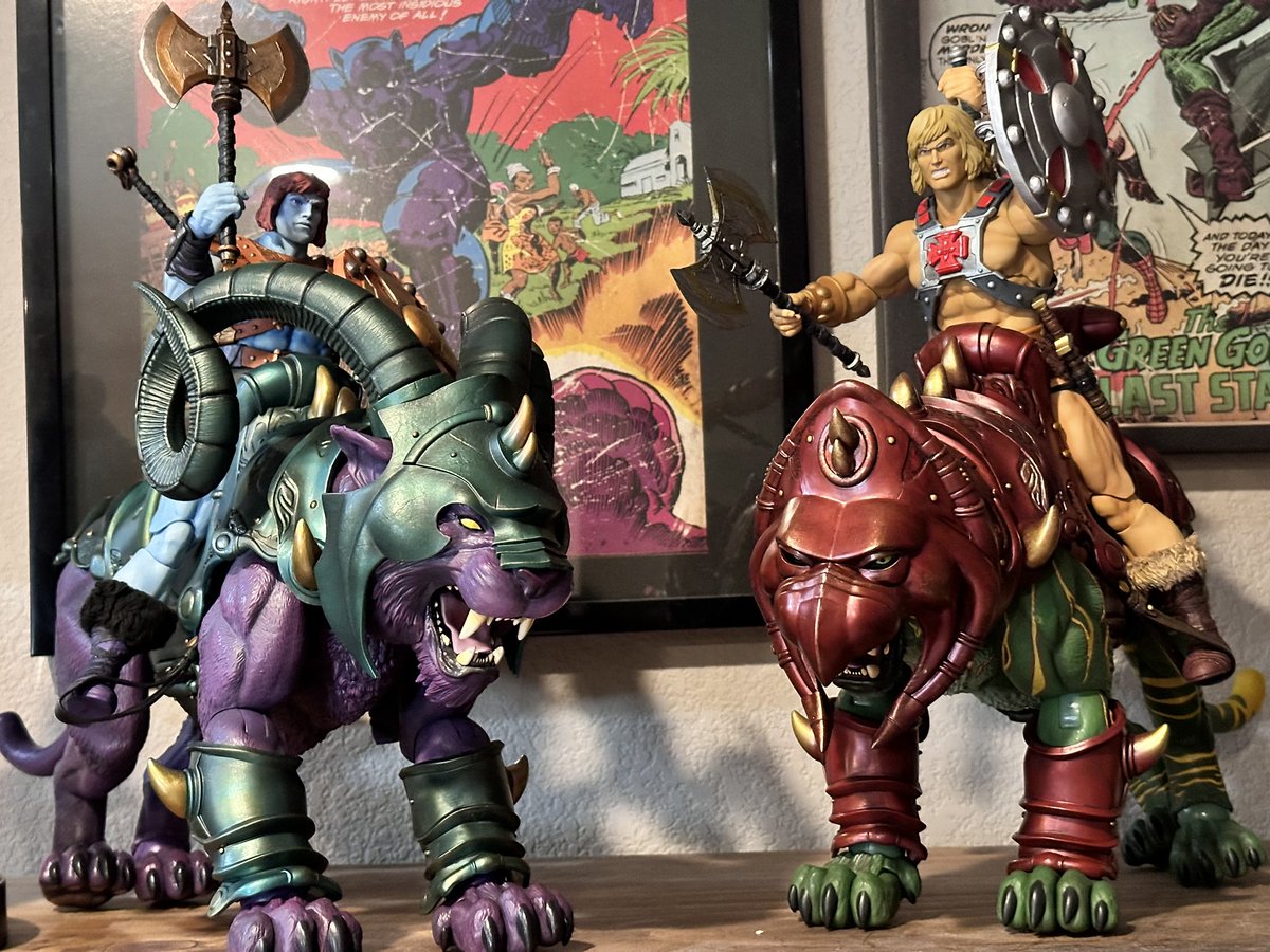 VitaInRepose's tweet image. #battlecat #panthor #MOTU #MastersOfTheUniverse #CaturdayEve #Mondo