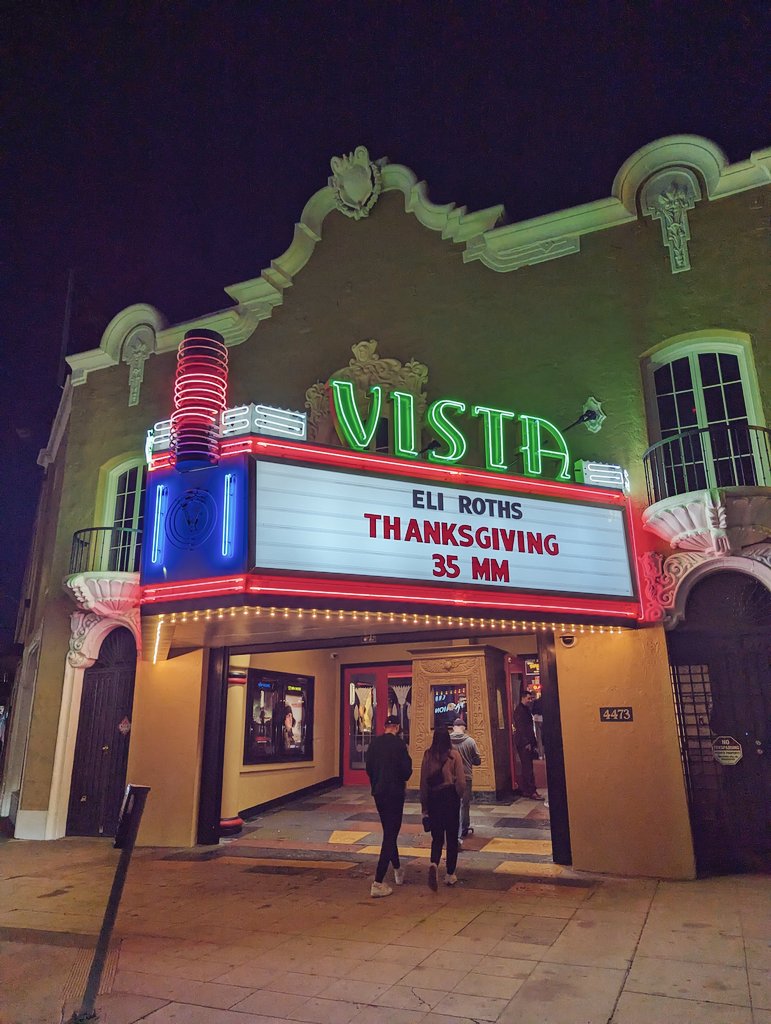 here's inside at the reopened @VISTAHOLLYWOOD 💖 LA's widest leg room is INTACT and they are serving RC Cola at the snack bar