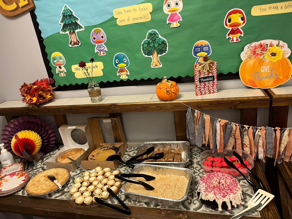 Thank you @DartmouthPTA for the salads and desserts served to our DME staff today. We are thankful for all the amazing parents who support our students and staff each day.