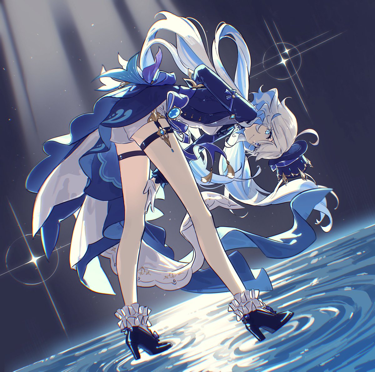 フリーナ(原神) 「#genshinimpact #furina」|maoのイラスト