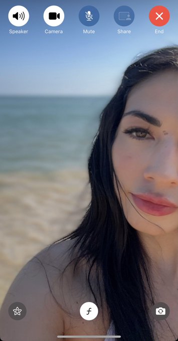 Oh no was at another pristine beautiful beach in Mexico and the only picture I have is a screenshot of