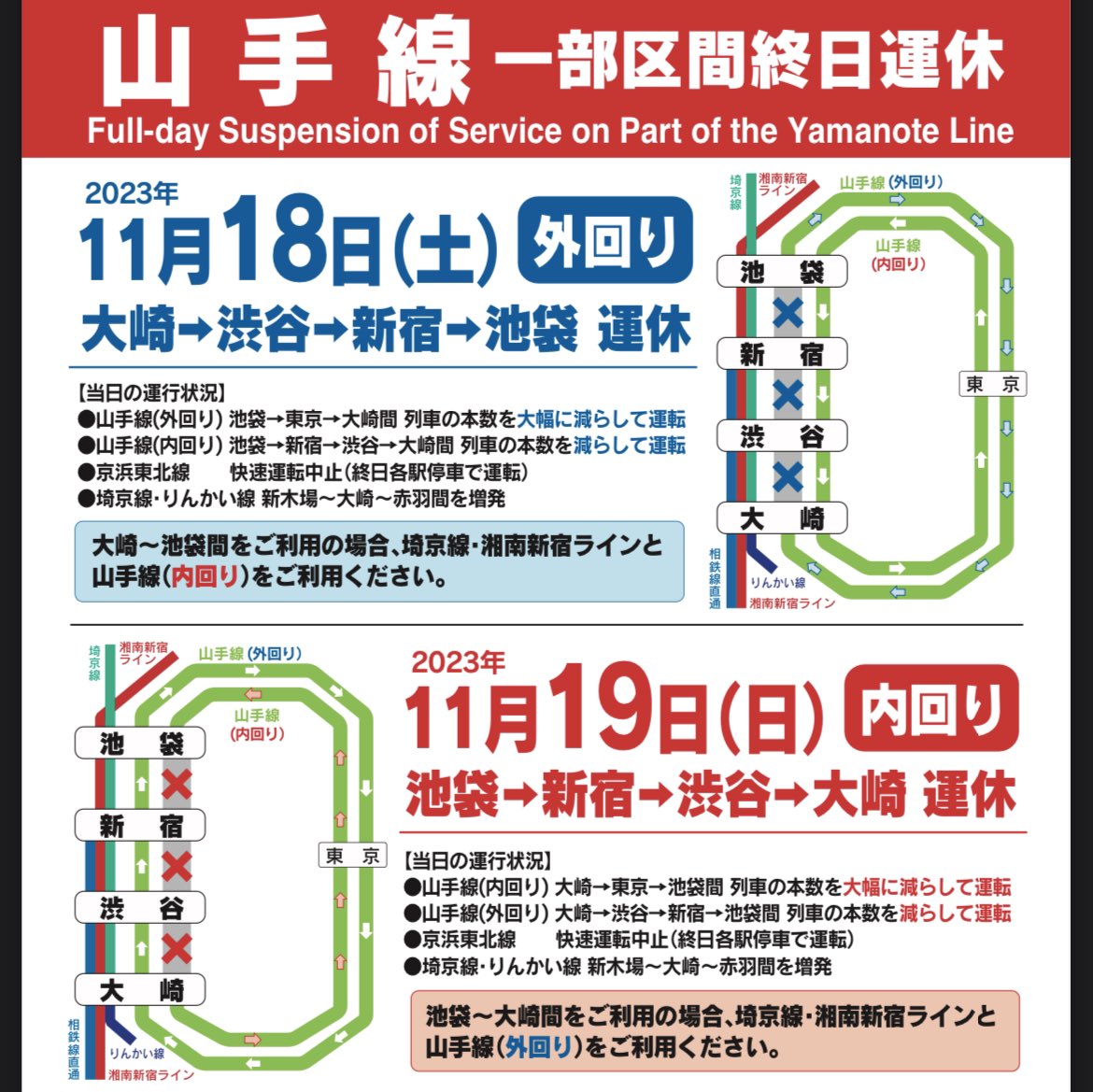 pensuke's tweet photo. 今日明日の山手線止めての渋谷駅工事、
線路の高���を合わせる工事らしいんだけど、

線路の高さ変えるならホームの高さも変えないといけなくて、
ホームの高さ変えるなら階段とエスカレーターの長さや位置も変えないと行けなくて…
を２日でやるの？凄ない？ https://t.co/Mqh74kFgec