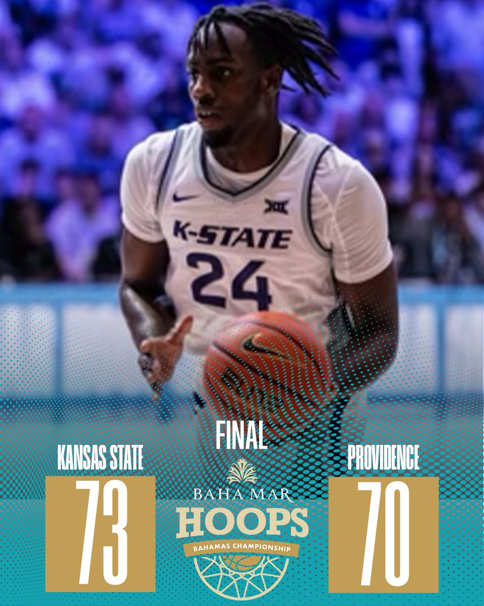 BahaMarHoops's tweet photo. What a game!! @KStateMBB edges one out in overtime! #BahamarHoops https://t.co/PmCDngPDQD