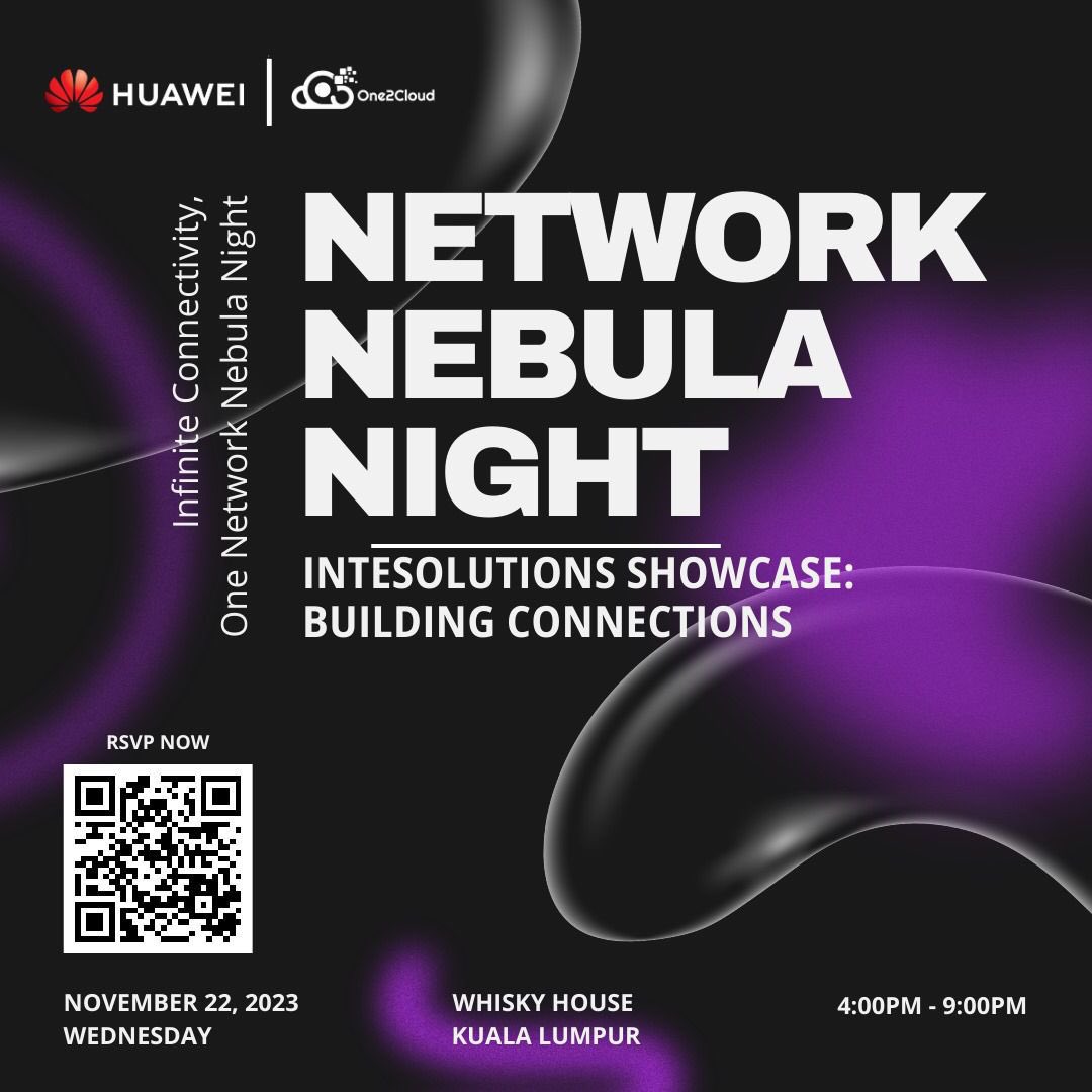 Unlock endless possibilities at our exclusive networking session! Join us as we bridge connections, exchange ideas, and pave the way for new opportunities. 

Don't miss out! Register now: lu.ma/huaweicloudxon…