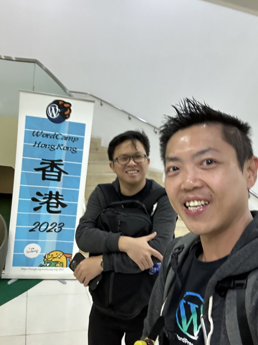 ecgan's tweet photo. #wordcamp #hongkong 2023 event starting soon! 

#automattic https://t.co/aDW7oSmi3Z