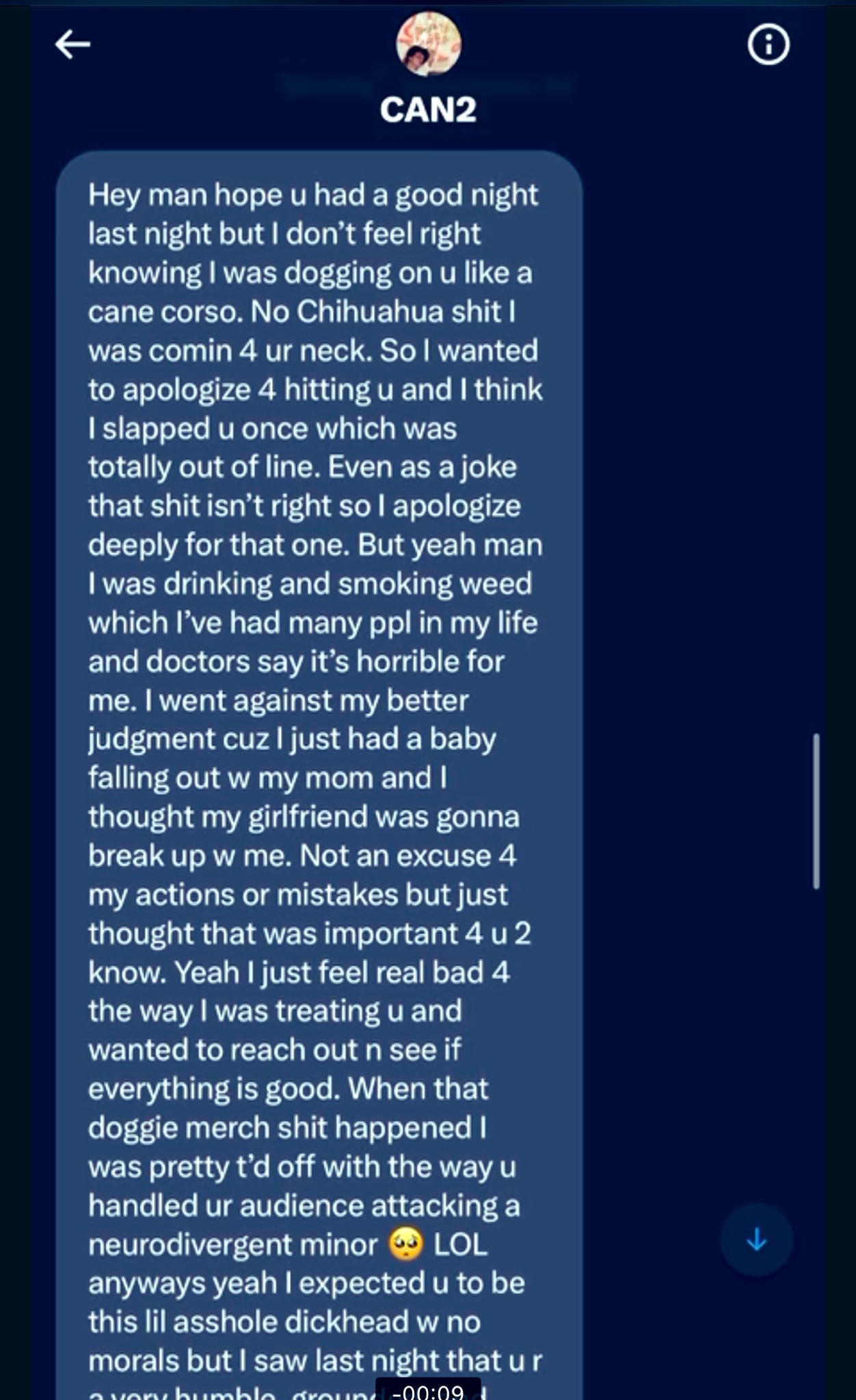 DramaAlert on X: “Nicolas Cantu sent these DMs to Dream the next 