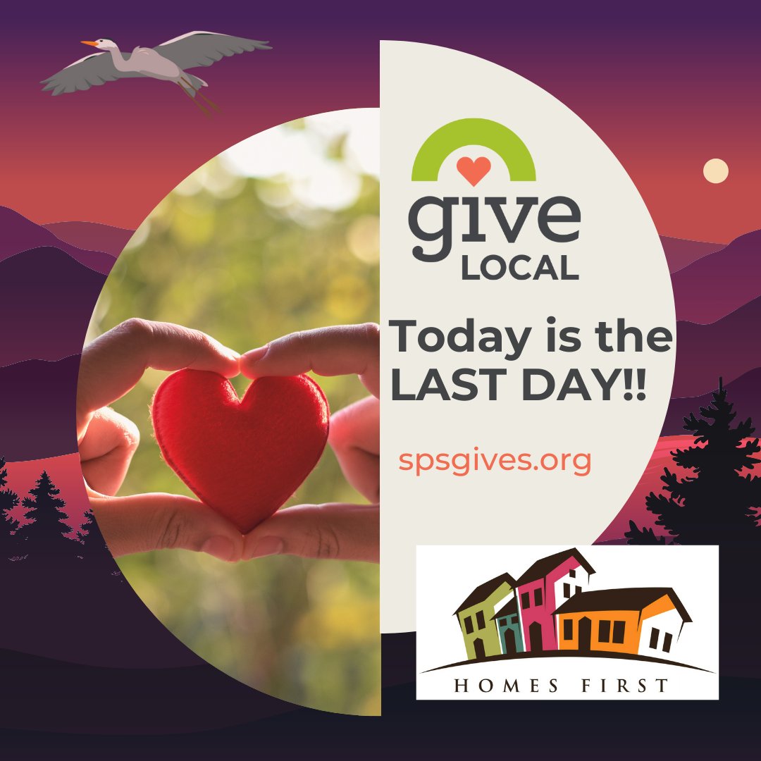 HomesFirst's tweet image. #GiveLocal2023 is almost over, but you can still #donate!! During Give Local, @tcfsps and Give Local Sponsors are covering credit card fees AND every #donation is boosted by the $100,000 Bonus Fund, helping us to #support our #community!

Donate Today!
spsgives.org/o/community-fo…