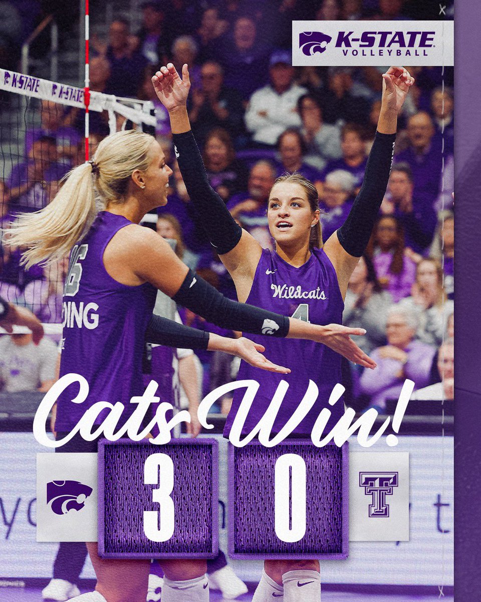CATS WIN 

#KStateVB