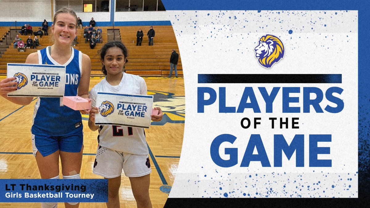 Day 1 of the LT Girls Basketball Thanksgiving Tourney!! 

LT 56 vs <a href="/olchsgirlsbball/">Oak Lawn HS Girls Basketball</a>  40
<a href="/ConantCougarGBB/">Conant Girls Hoops</a> 27 vs <a href="/wnhsgbb/">Wheaton North Girls Basketball</a>  48

Congrats to the Players of the Game!! 
<a href="/kennedy_wanless/">Kennedy Wanless</a> from LT
Lamia Quinones from Oak Lawn
Asha Cobb from Conant
Zoey Bohmer from Wheaton North