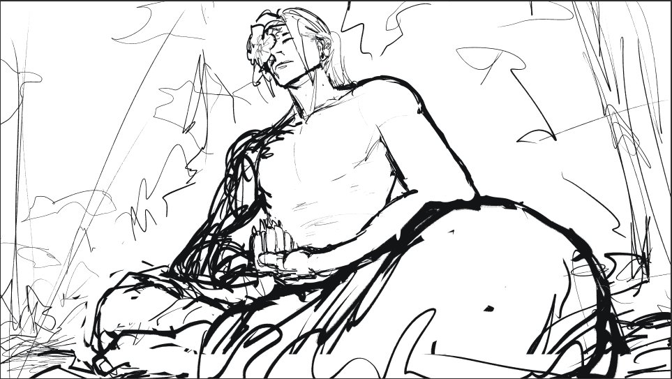 finishing up a meguna piece here's some sketches / wips 
