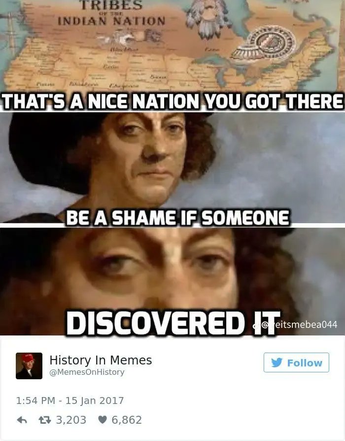olliethephantom's tweet photo. History memes will always have a special place in my heart. https://t.co/yF2OfktNRB