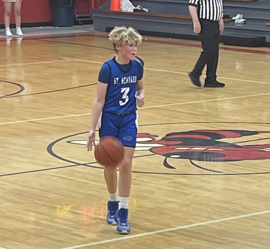 SBPanthers's tweet photo. Our 7/8 boys traveled to Hancock County tonight and played a great game, but came up short in the end. Keep working hard, boys! 💙🐾🏀 https://t.co/S2AaLcOkpd