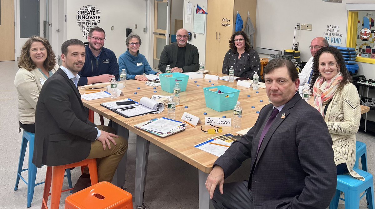 Thank you @SenTroyJackson,<a href="/AustinTheriault/">Austin Theriault</a>, <a href="/TreyStewartME/">Trey Stewart</a>, Rep. Mark Babin and State Board Chair Fern Desjardins for meeting with the Aroostook County teachers of the year to discuss ways to support education and teachers in our county and in our state <a href="/ACTOY2019/">Kimberly Barnes</a>  <a href="/MAINETOY/">Teachers of the Year</a>
