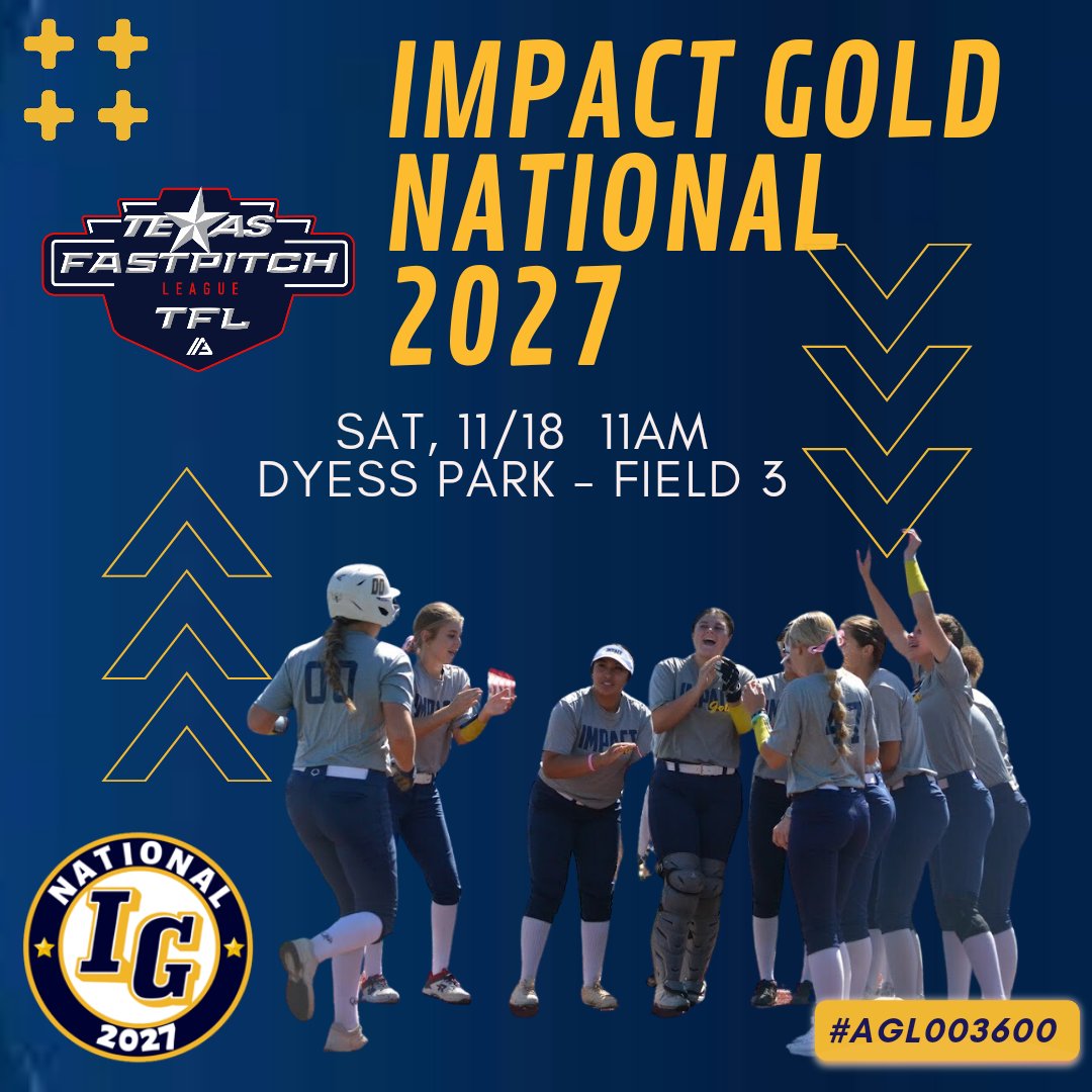 Impact Gold NTX National 14U (@igntxnat14u) on Twitter photo Come CHEER us on tomorrow in the <a href="/TFLfastpitch/">Texas Fastpitch League</a> Fall Championship in Cypress. #betheimpact #goldblooded #trusttheprocess <a href="/ImpactGoldOrg/">Impact Gold Fastpitch</a> <a href="/coachjrtorres/">Coach Junior Torres</a> <a href="/thealliancefp/">The Alliance Fastpitch</a> Come CHEER us on tomorrow in the <a href="/TFLfastpitch/">Texas Fastpitch League</a> Fall Championship in Cypress. #betheimpact #goldblooded #trusttheprocess <a href="/ImpactGoldOrg/">Impact Gold Fastpitch</a> <a href="/coachjrtorres/">Coach Junior Torres</a> <a href="/thealliancefp/">The Alliance Fastpitch</a>
