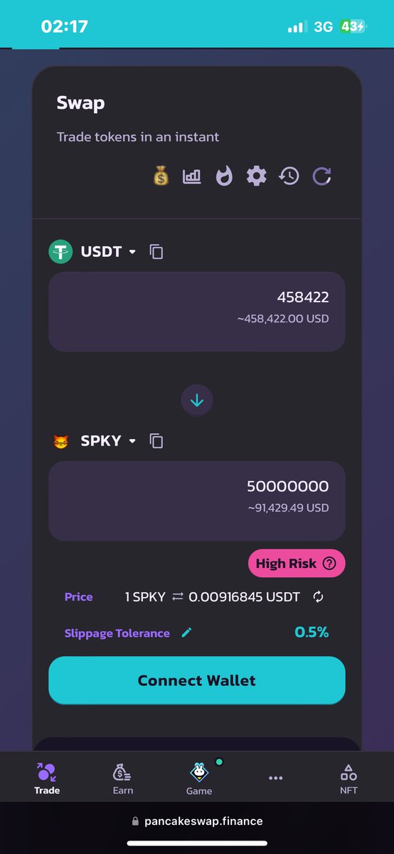 <a href="/SPKYSHIB/">SpookyShiba Official | E-Sports Gaming</a> If some wanted to buy 50M #SPKY right now, it would cost $458,422 USDT 👀
If this isn’t a #Giveaway then I don’t know what is 😃
#SPKYSHIB #SpookyShiba #SpookyShibanian #CODECRACKER #BNBCHAIN #BNB
