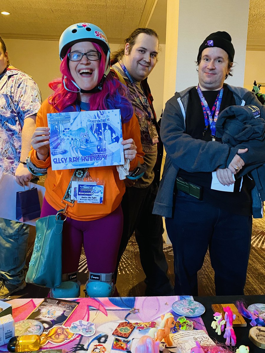 Elley_Ray's tweet photo. Celebrate the Magic-#BingBong @PonyCiderfest #BroniesRule🩷 https://t.co/4BAEjrP43j