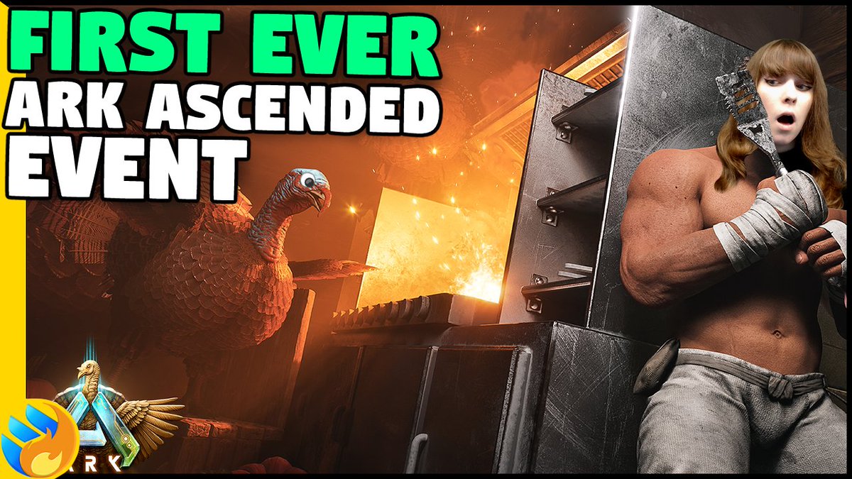 Kiah0nFire's tweet photo. Turkey Trials - the first event of ARK Ascended! 🦃
🦕Dreadnoughtus Dossier 
⁉️ No Console Date
🤟Bonus Rates on Official
#ARKSurvivalAscended #playARK #communitycrunch

⬇️Watch Here
https://t.co/0a3SLTmtBv https://t.co/EV2muR1I8A