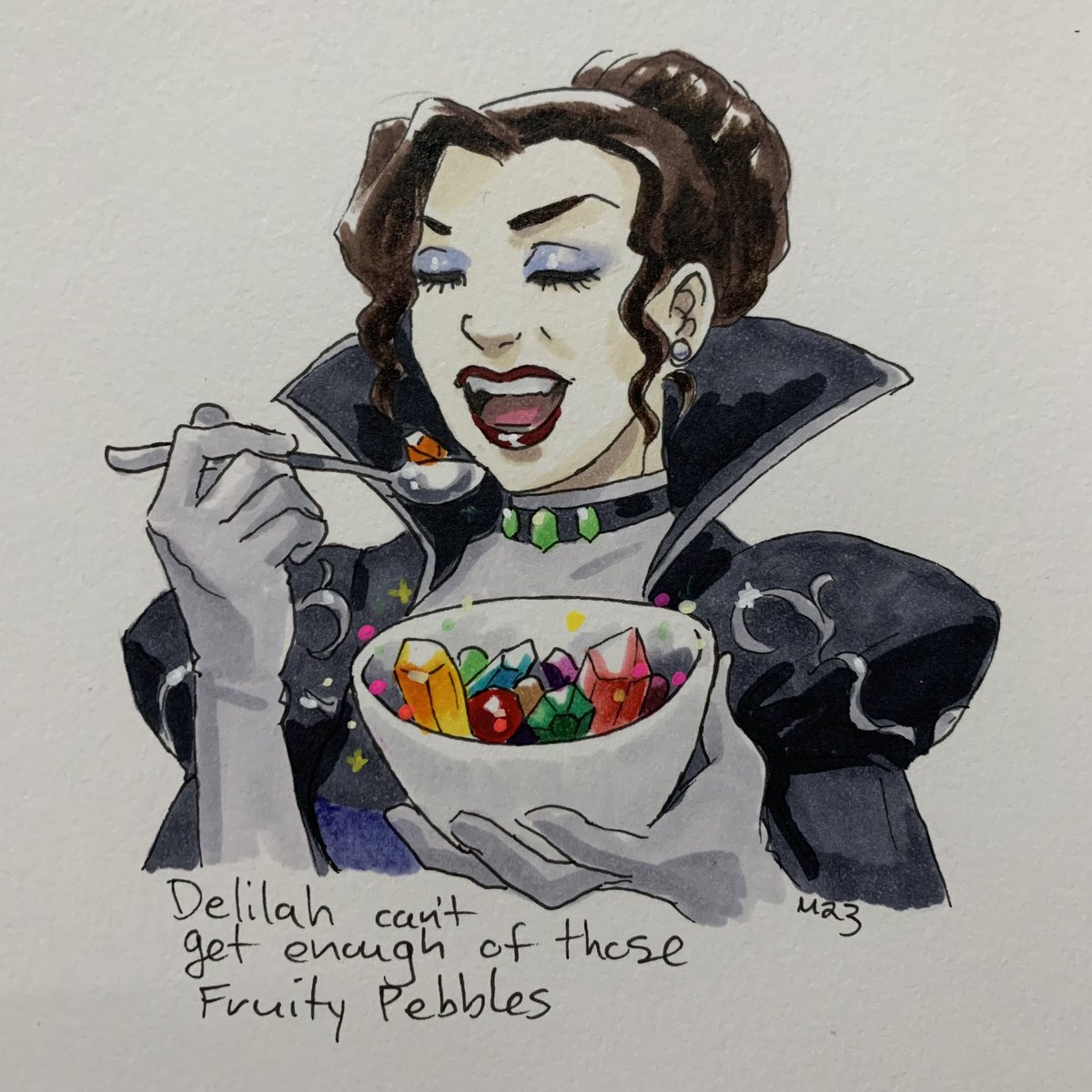 iwilltryalittl1's tweet photo. She just wants a nutritious breakfast 
#CriticalRole #criticalrolefanart https://t.co/JOrS91g8a0