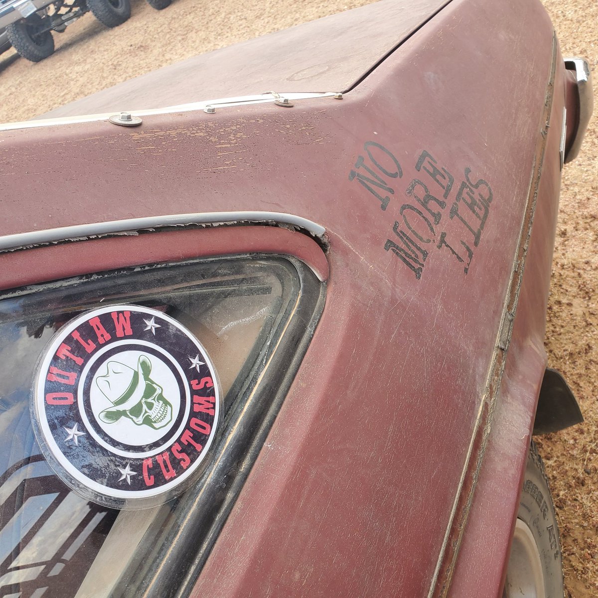 SpaceportSam's tweet image. My #ATEEZ fan art car... the #HALA차  🏴‍☠️⏳ complete with song lyrics engraved in the paint, #Halateez propaganda, and #OutlawCustoms 
stickers. I will add to this thread as it evolves and has appearances at events. This is the #theorytiny ride! 
#ATEEZfanart