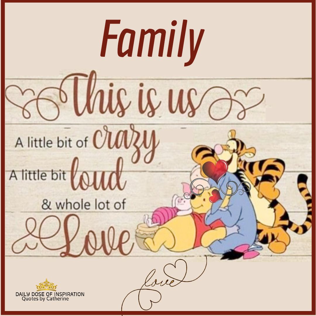 Our family, a little loud and crazy, but with a whole lot of love, just as it should be. ❤️🧡💙🩷❤️

#love #loveyourfamily #follow #crazy #funfamily #quotesbycatherine
#Dailydoseofinspiration